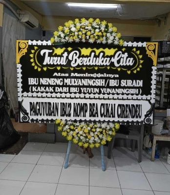 Papan Bunga di The Upper Clift Resort And Cafe Bogor